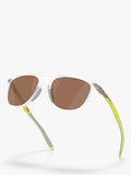Oakley OO9286 polarised D-frame sunglasses matte clear/brown - British product