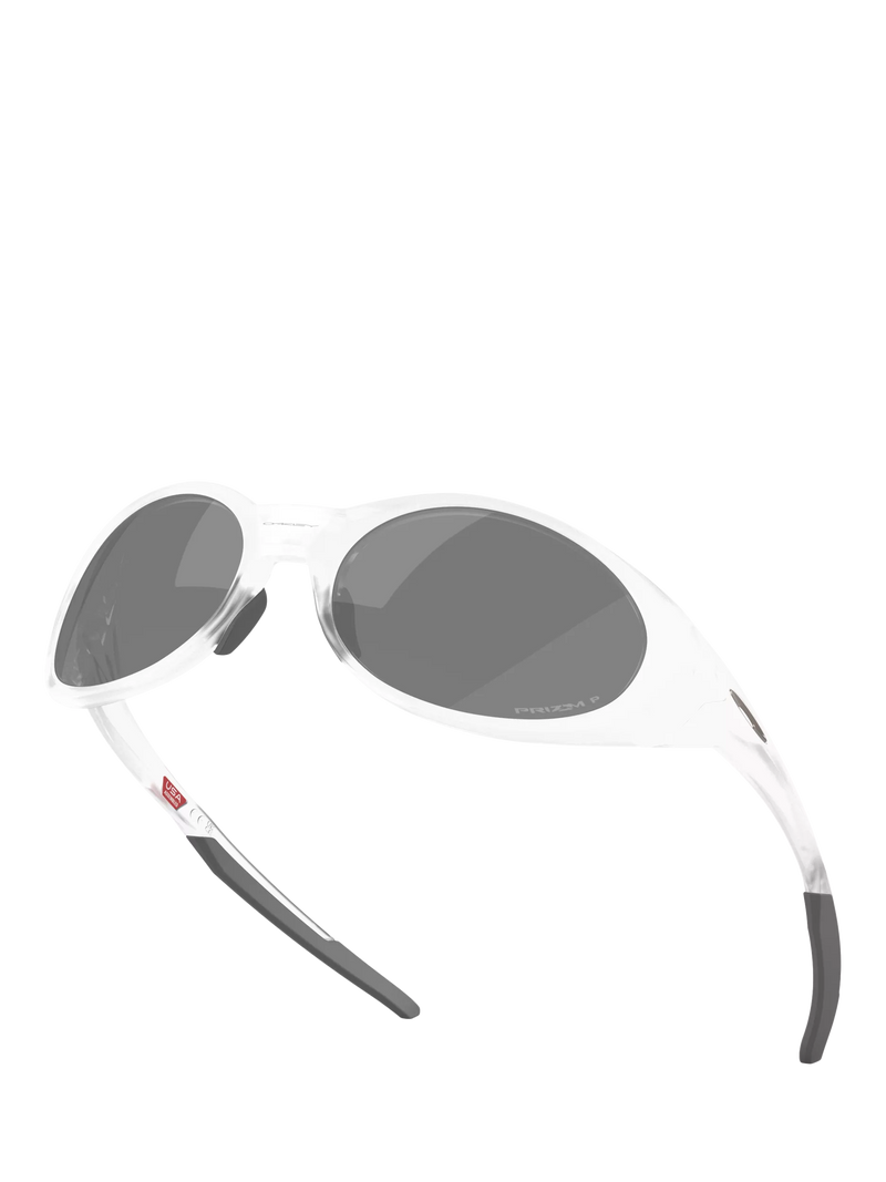 Oakley polarised oval sunglasses matte clear frame (British brand)