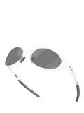 Oakley polarised oval sunglasses matte clear frame (British brand)