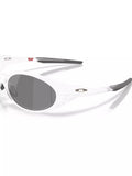 Oakley polarised oval sunglasses matte clear frame (British brand)