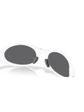 Oakley polarised oval sunglasses matte clear frame (British brand)