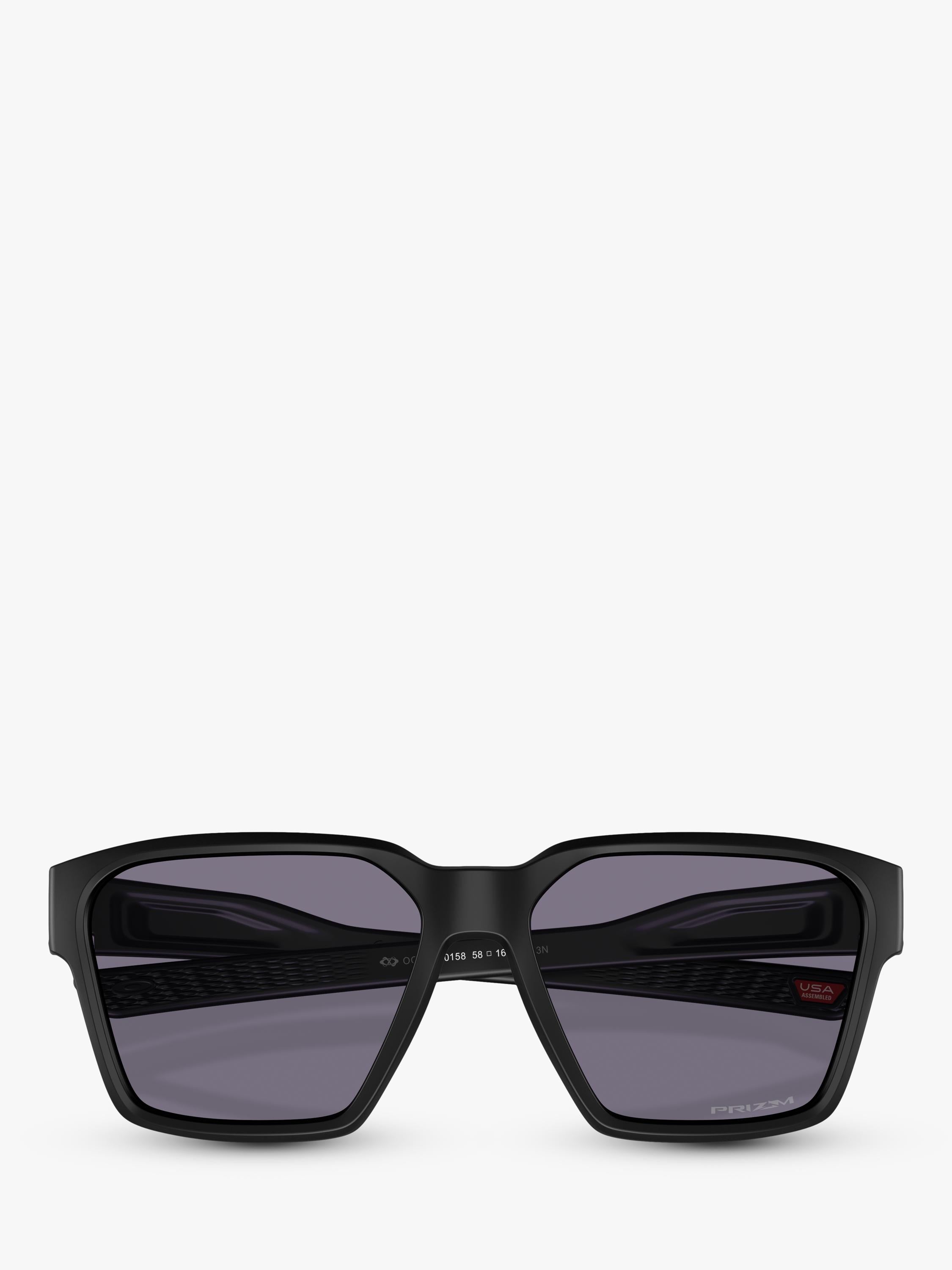 Oakley OO9497 men's square sunglasses matte black grey, imported from the UK