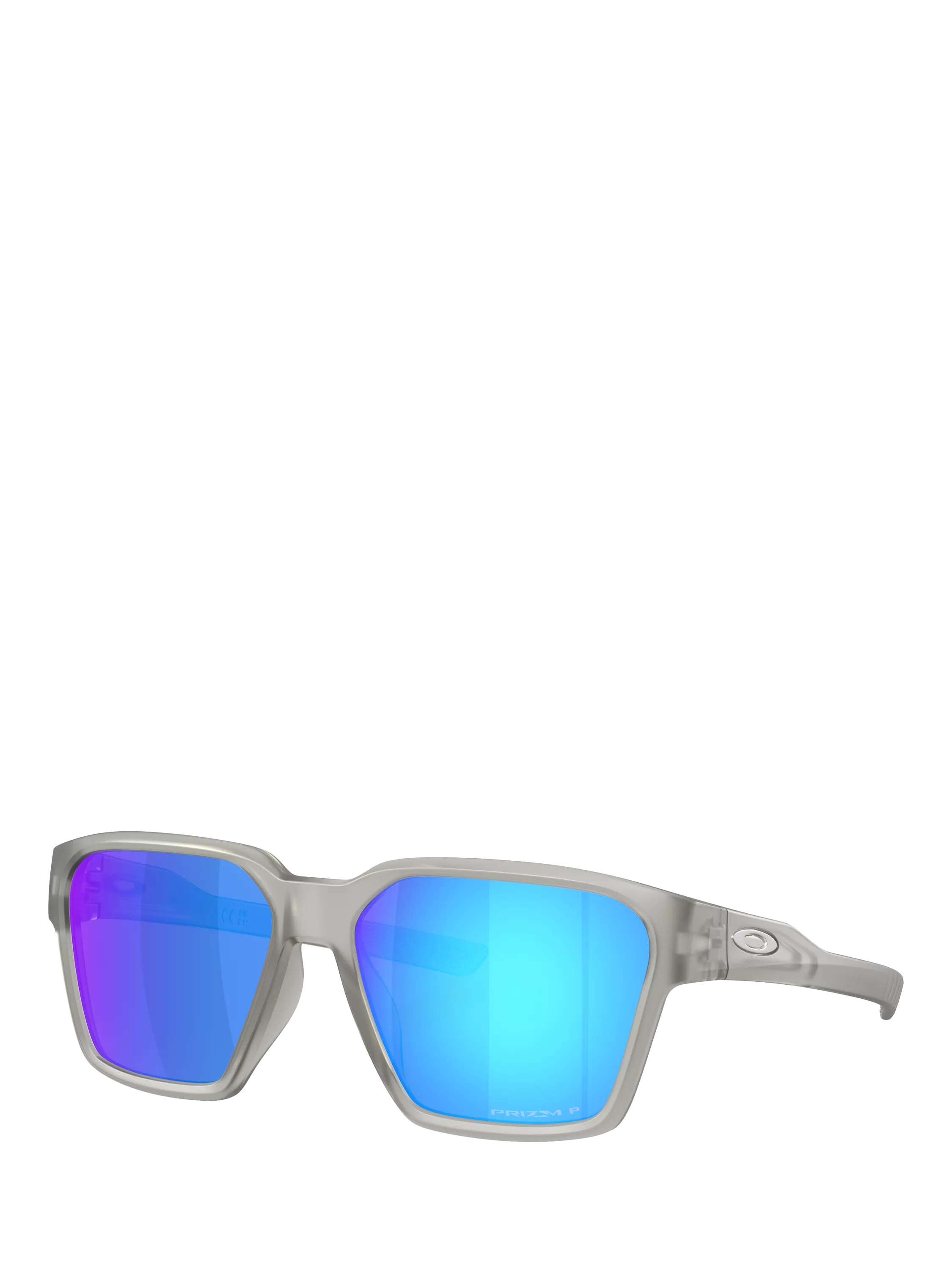 Oakley square polarized sunglasses with blue mirror (British brand)