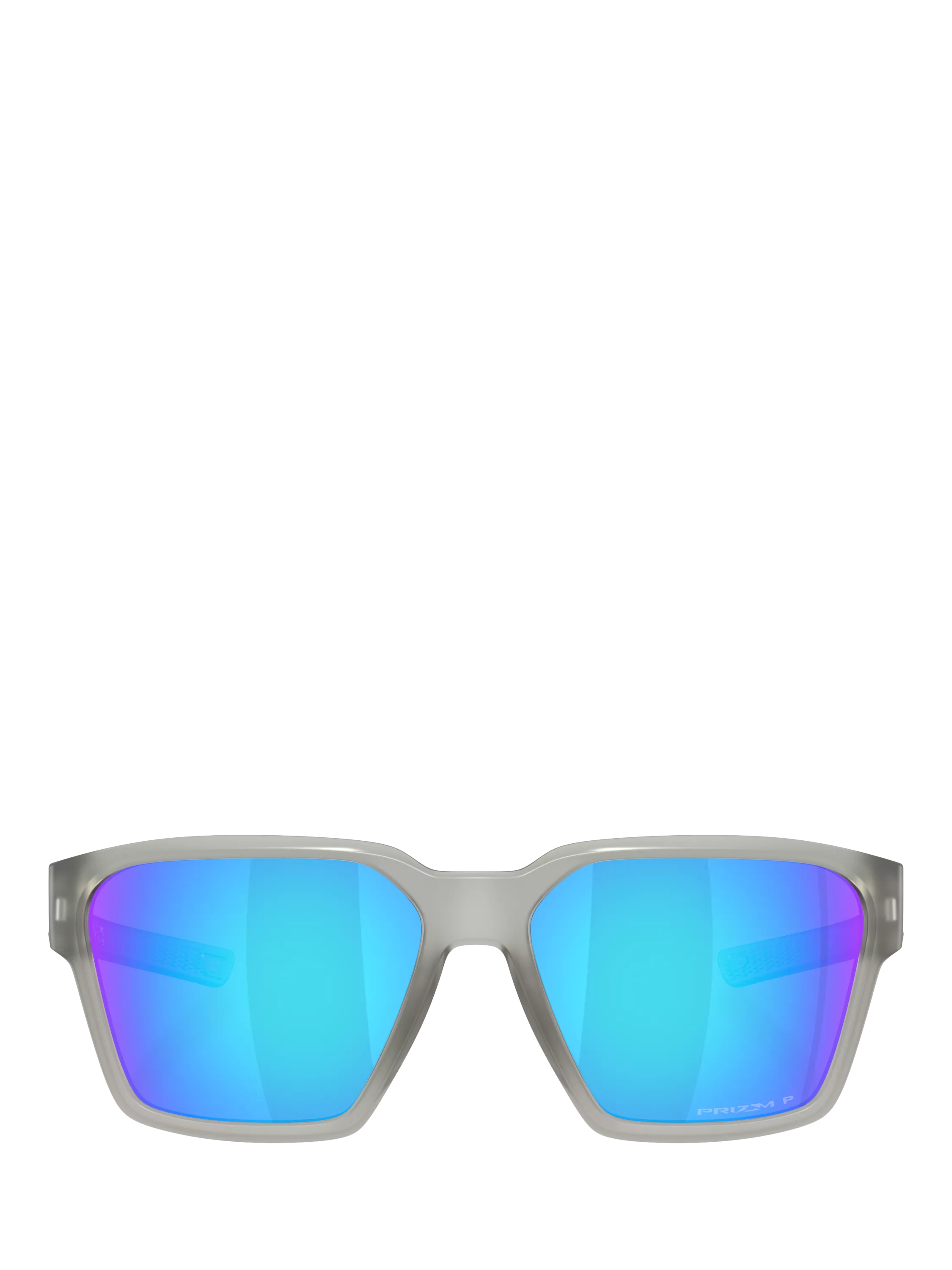 Oakley square polarized sunglasses with blue mirror (British brand)