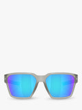 Oakley square polarized sunglasses with blue mirror (British brand)