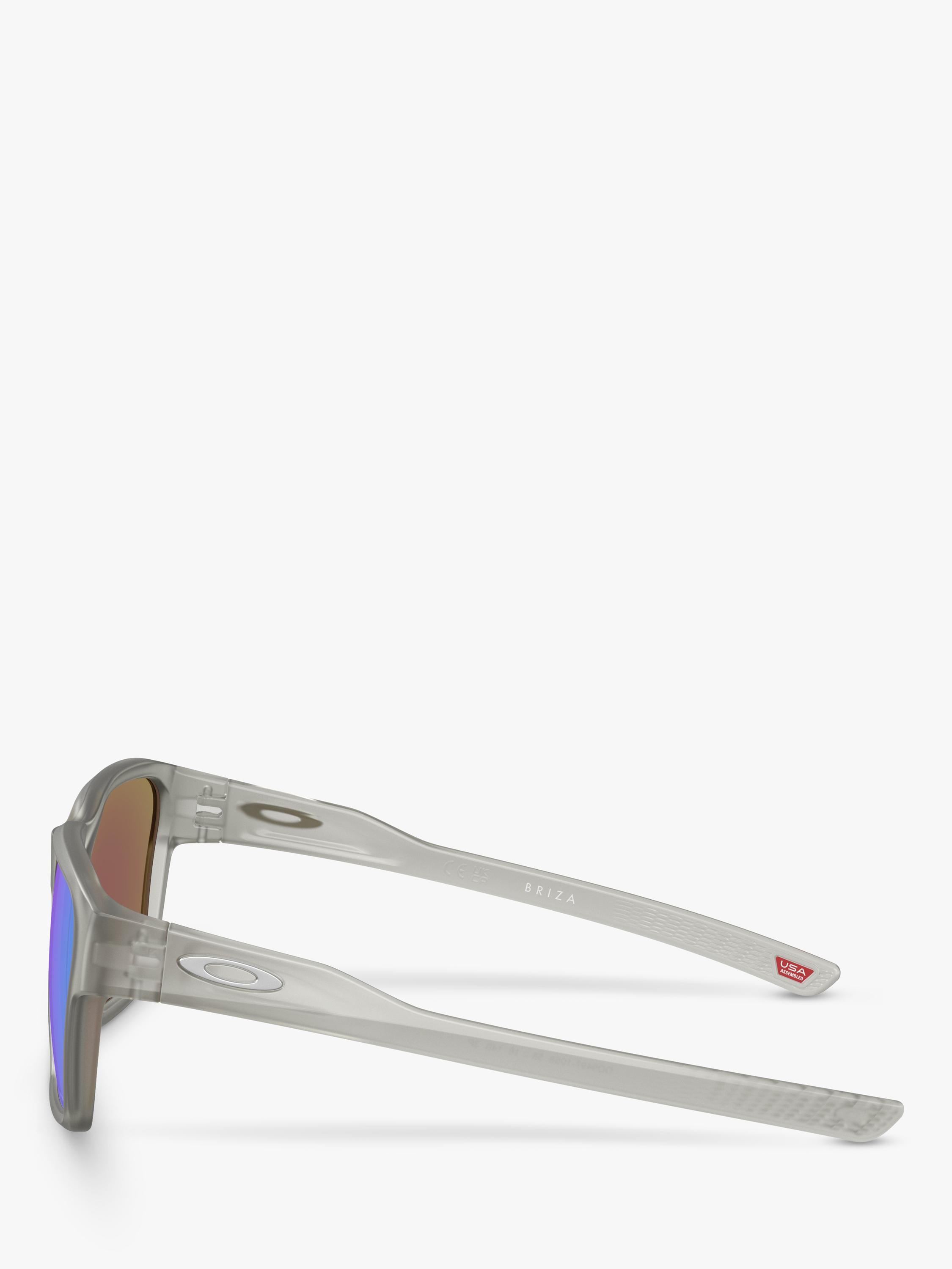 Oakley square polarized sunglasses with blue mirror (British brand)