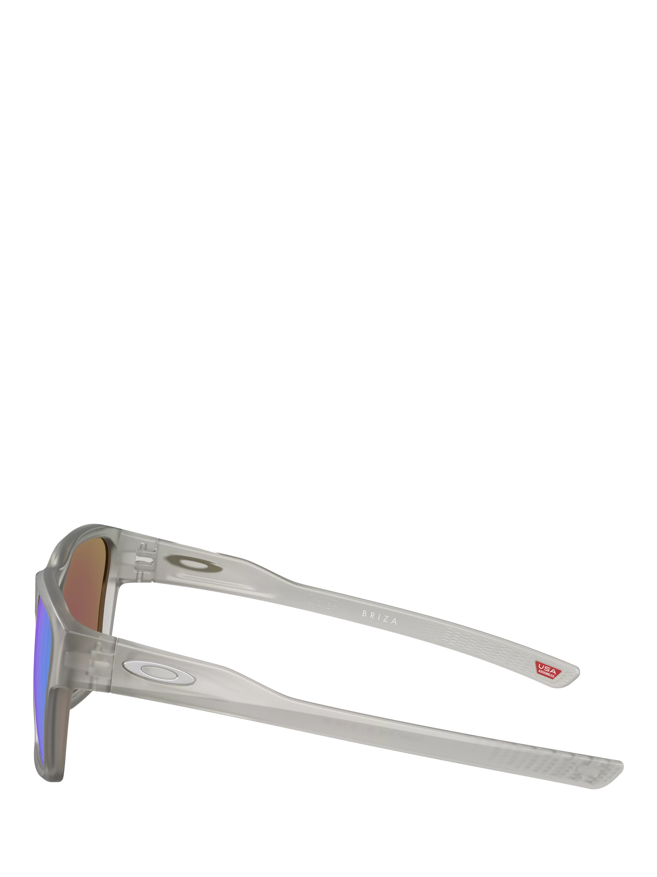 Oakley square polarized sunglasses with blue mirror (British brand)