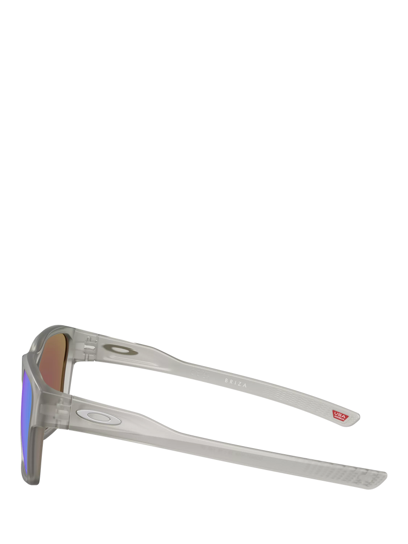 Oakley square polarized sunglasses with blue mirror (British brand)
