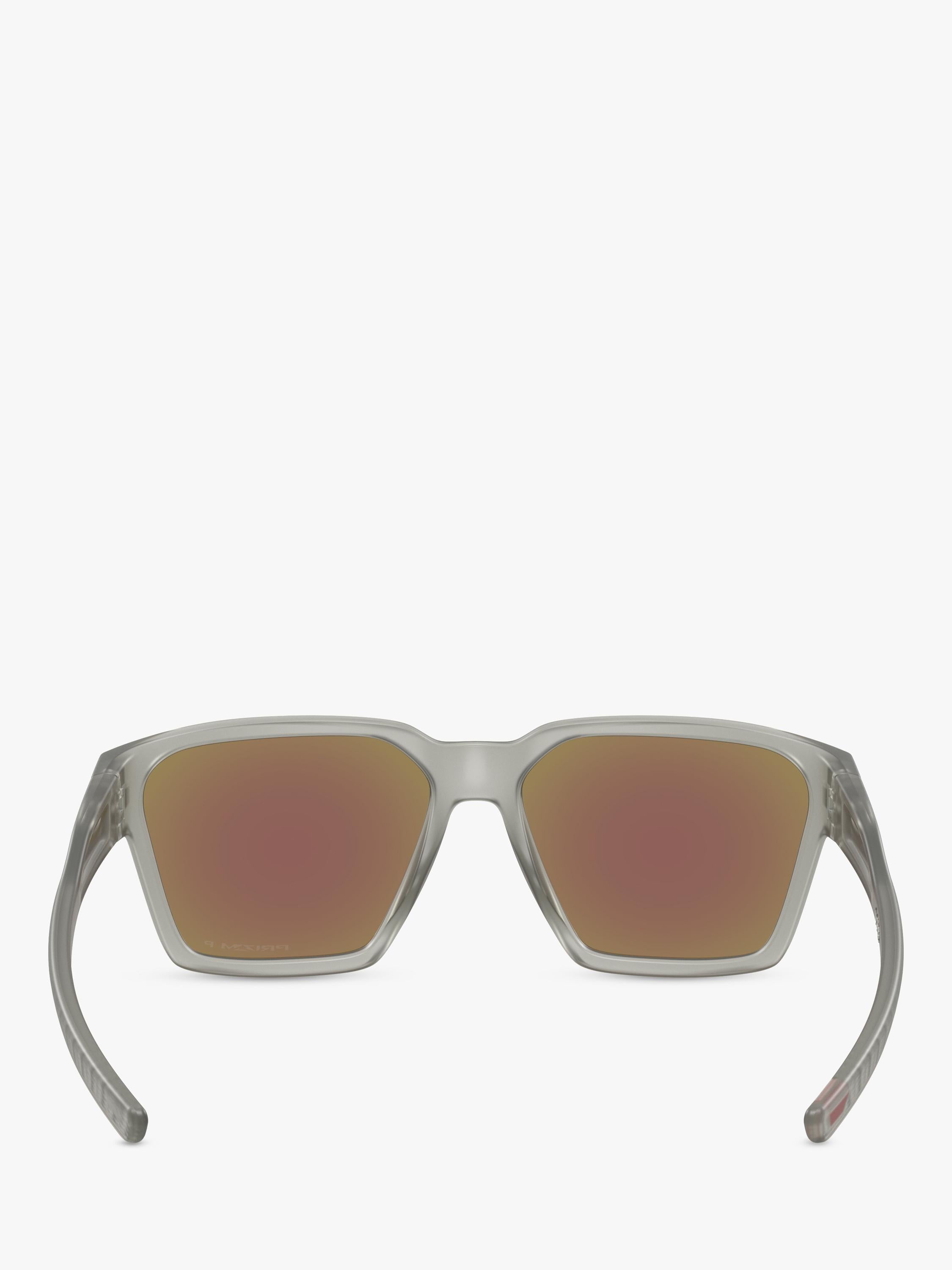 Oakley square polarized sunglasses with blue mirror (British brand)