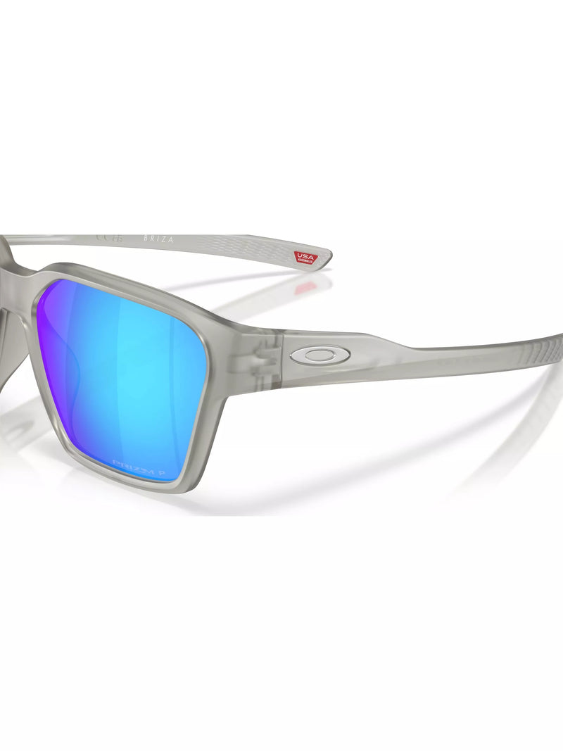 Oakley square polarized sunglasses with blue mirror (British brand)