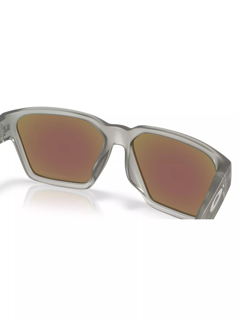Oakley square polarized sunglasses with blue mirror (British brand)