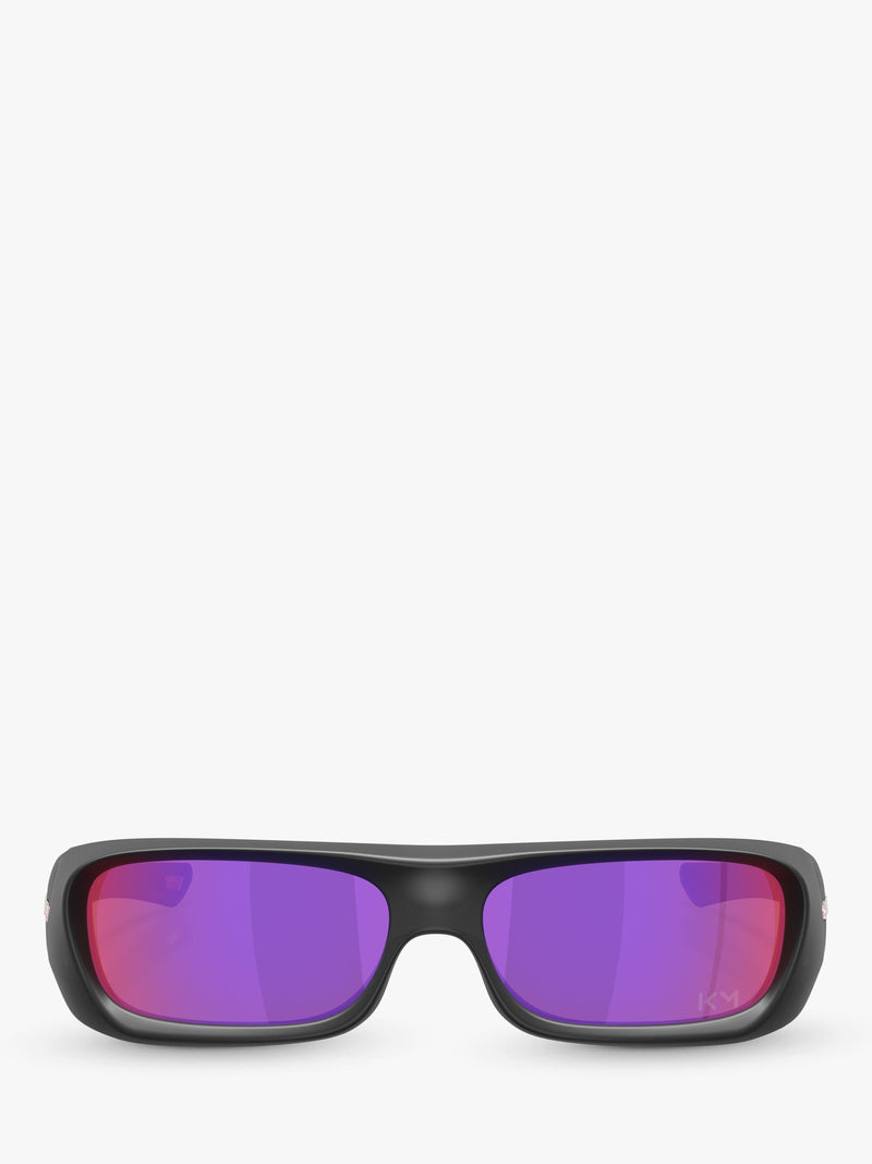 Oakley matte black rectangular sunglasses 59mm, imported from the UK