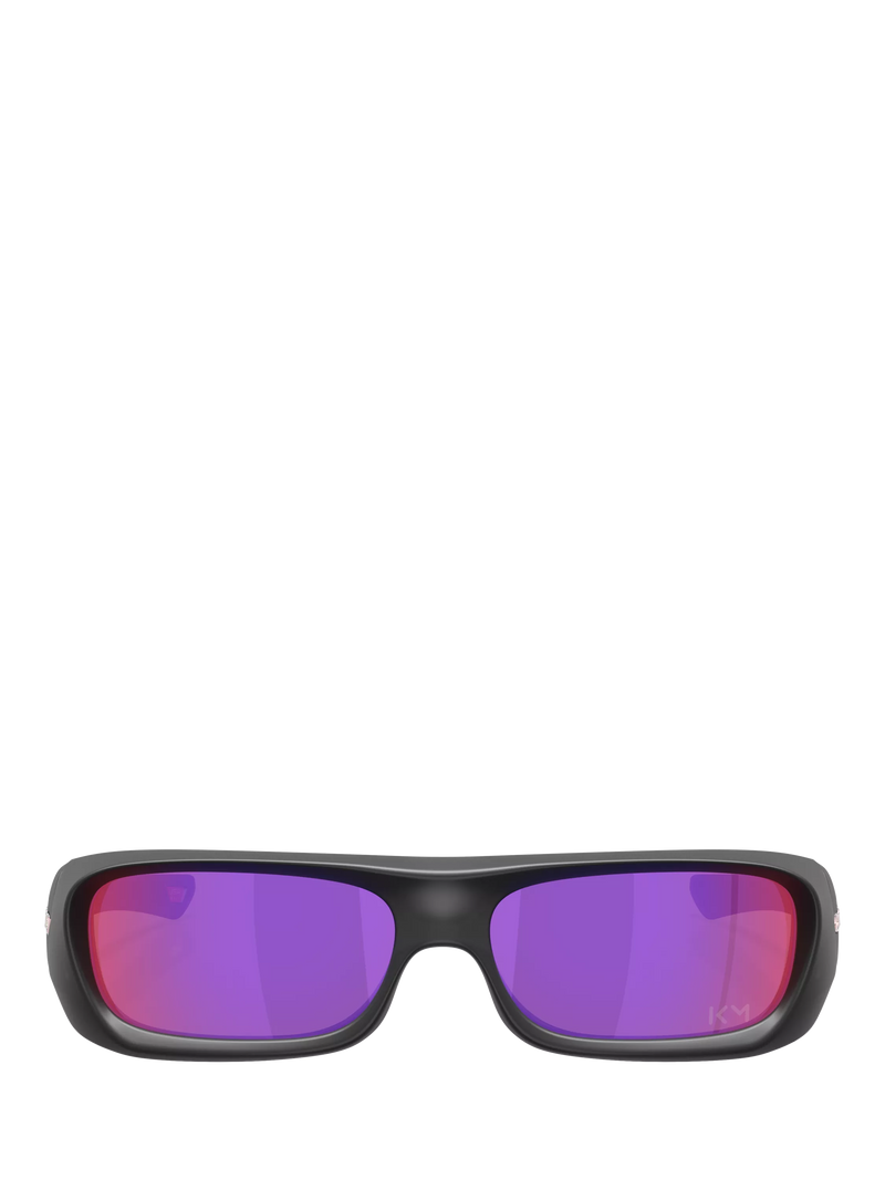 Oakley matte black rectangular sunglasses 59mm, imported from the UK