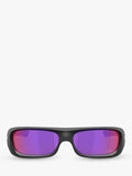 Oakley matte black rectangular sunglasses 59mm, imported from the UK