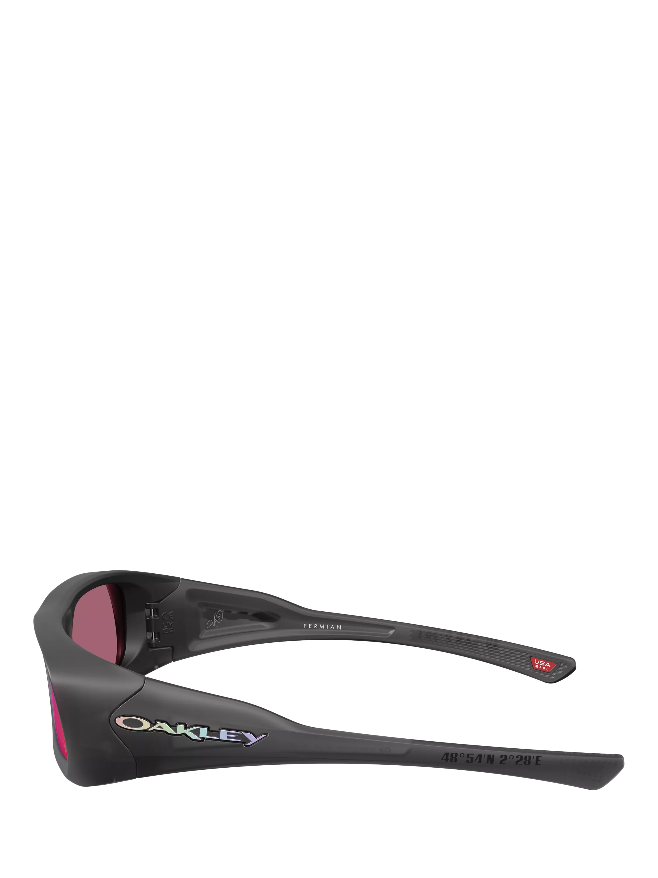 Oakley matte black rectangular sunglasses 59mm, imported from the UK