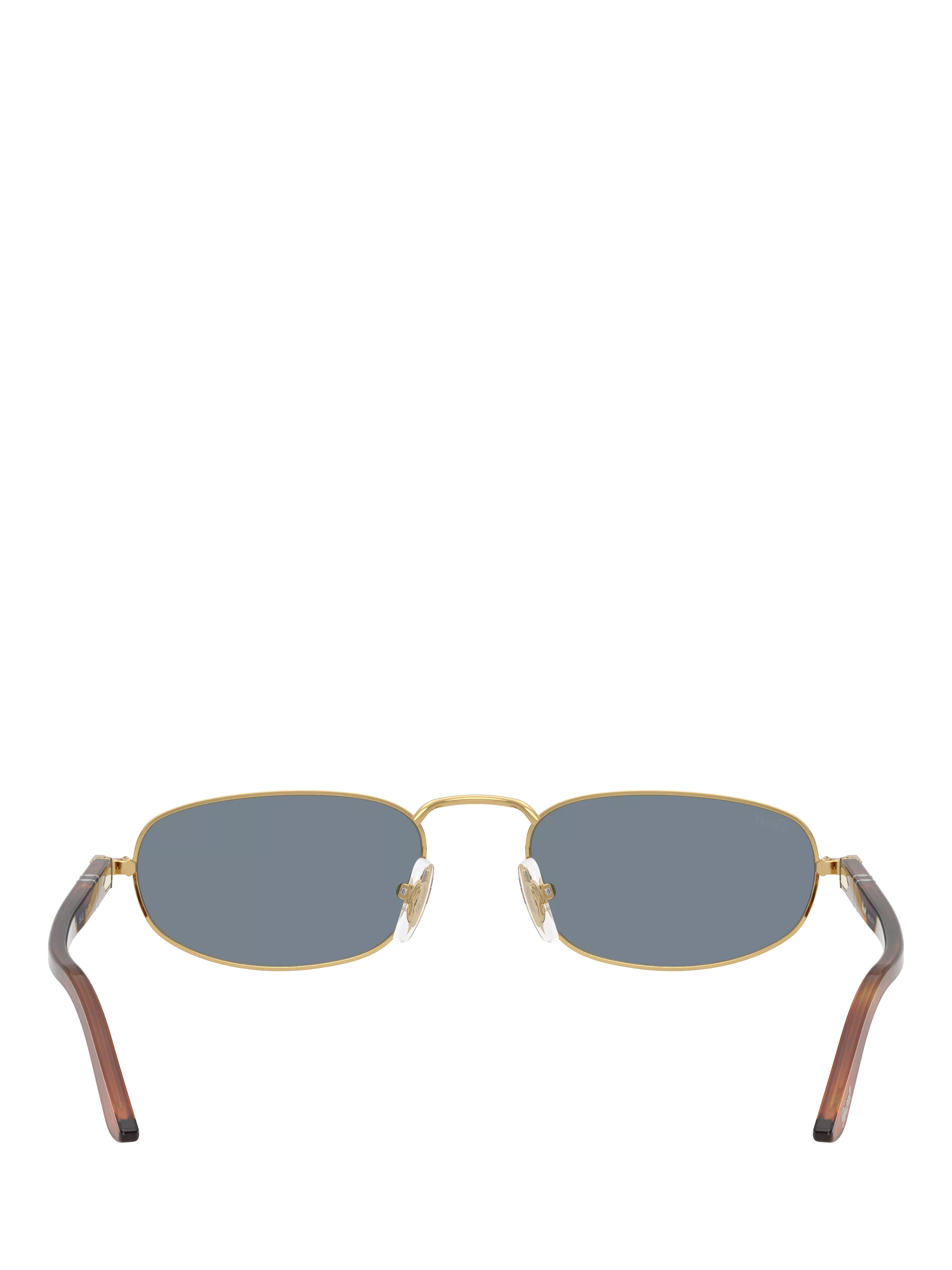 Persol oval sunglasses gold blue metal frame - British product