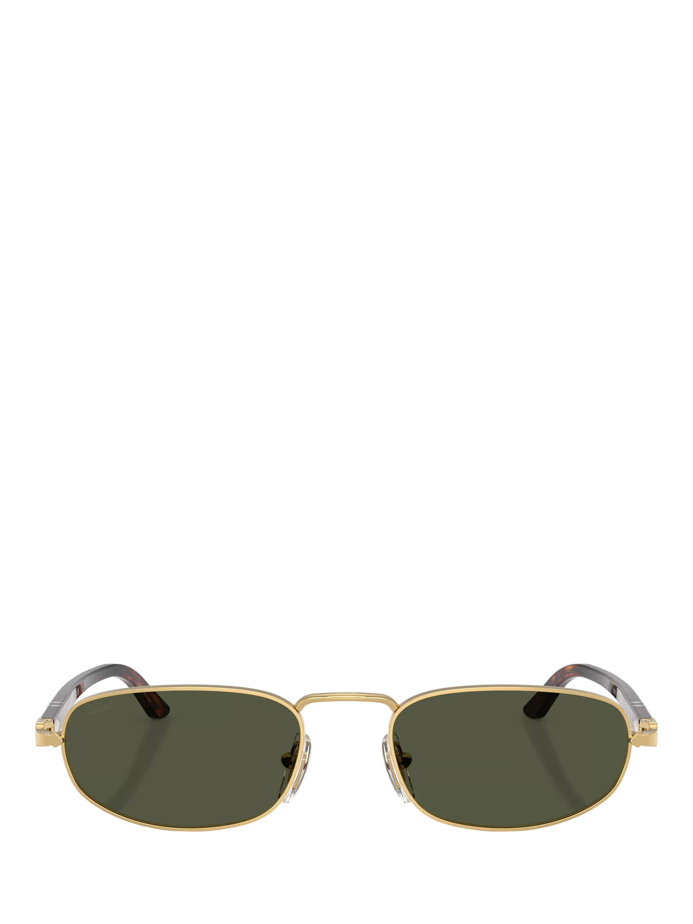 Persol PO1028S oval sunglasses gold/green (British brand)