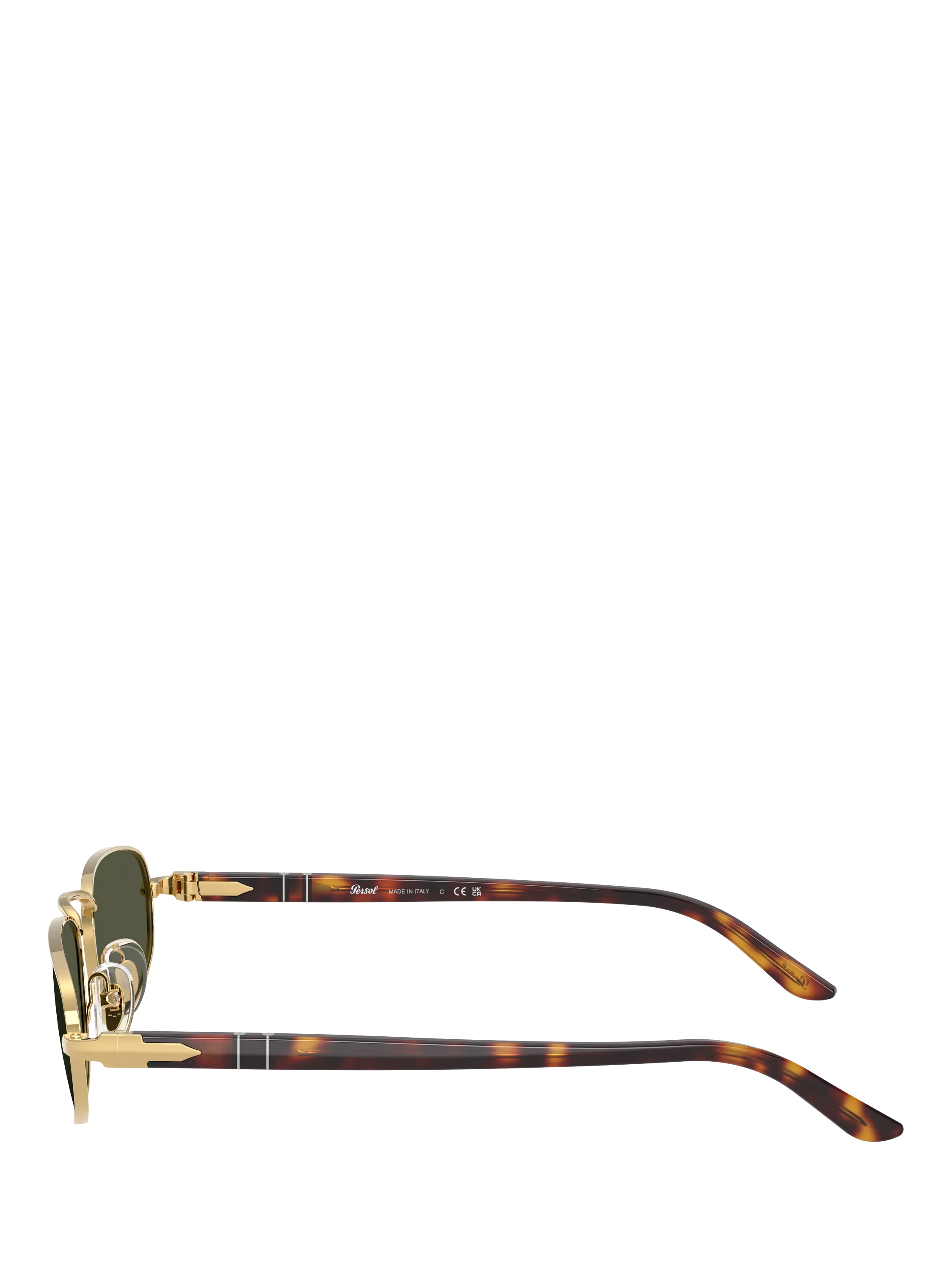 Persol PO1028S oval sunglasses gold/green (British brand)