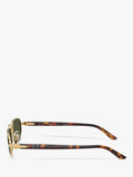 Persol PO1028S oval sunglasses gold/green (British brand)