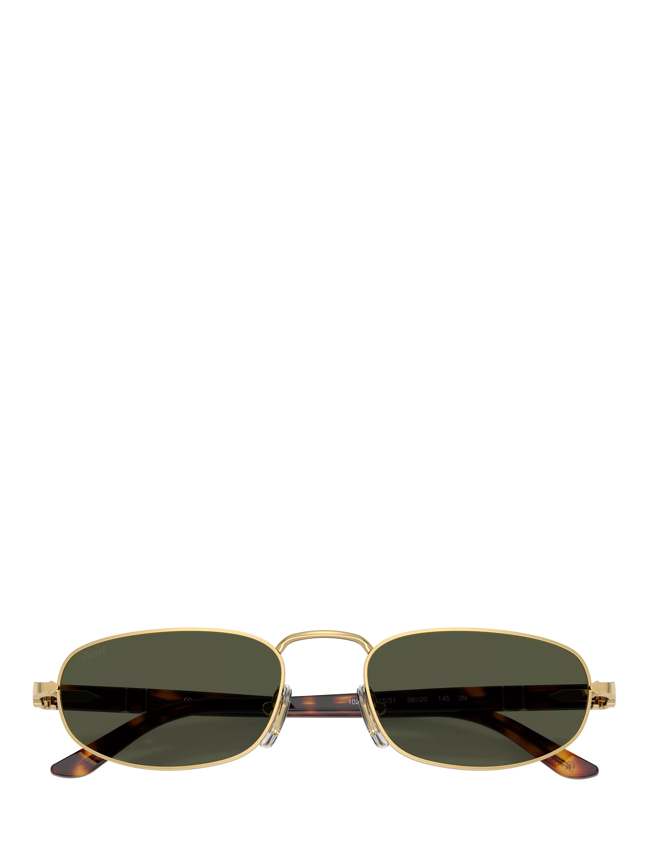 Persol PO1028S oval sunglasses gold/green (British brand)