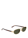Persol PO1028S oval sunglasses gold/green (British brand)