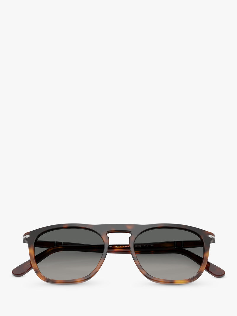 Persol D-Frame sunglasses Havana/Grey Gradient 53mm - British product