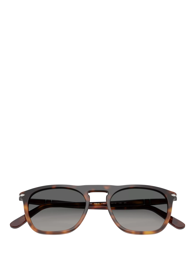 Persol D-Frame sunglasses Havana/Grey Gradient 53mm - British product