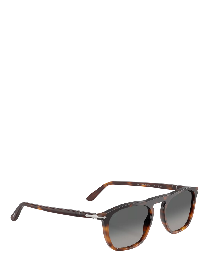 Persol D-Frame sunglasses Havana/Grey Gradient 53mm - British product