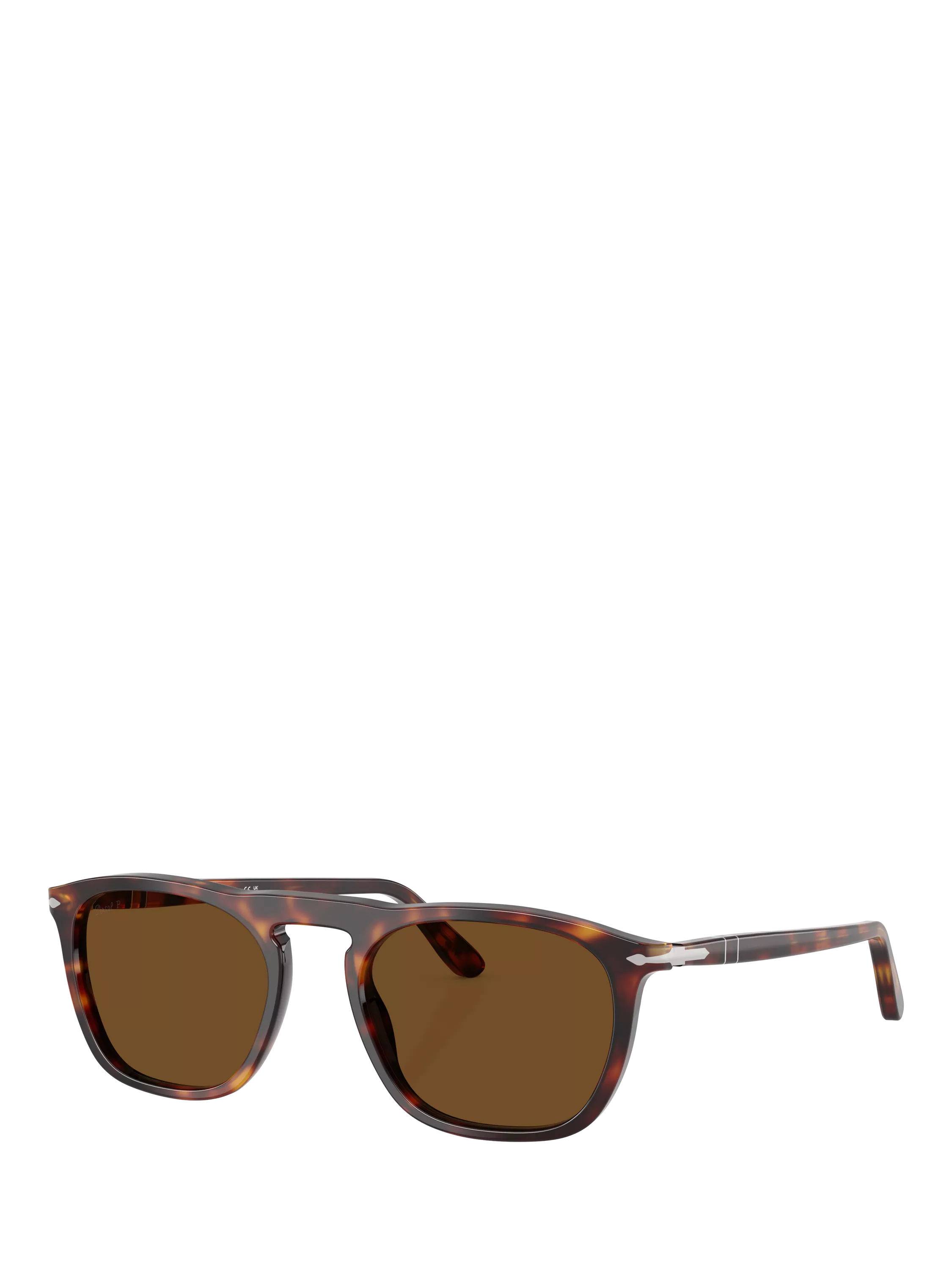 Persol PO3391S Men's D-Frame Sunglasses, Havana/Brown