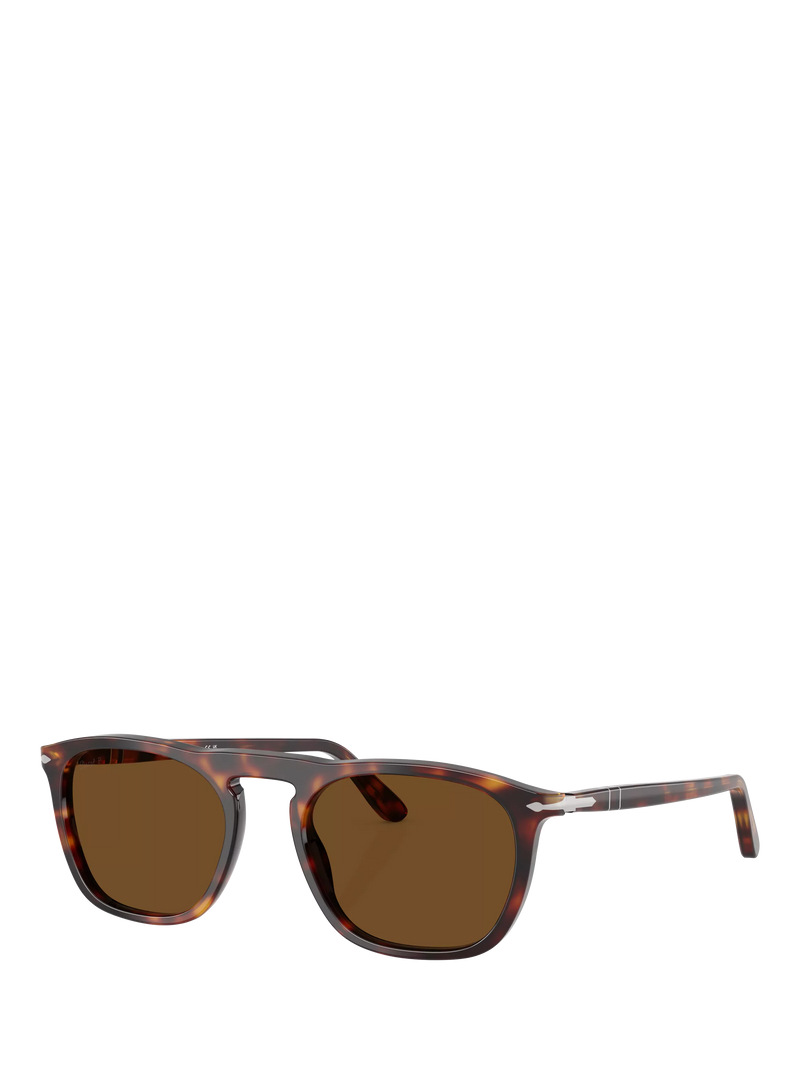 Persol PO3391S Men's D-Frame Sunglasses, Havana/Brown