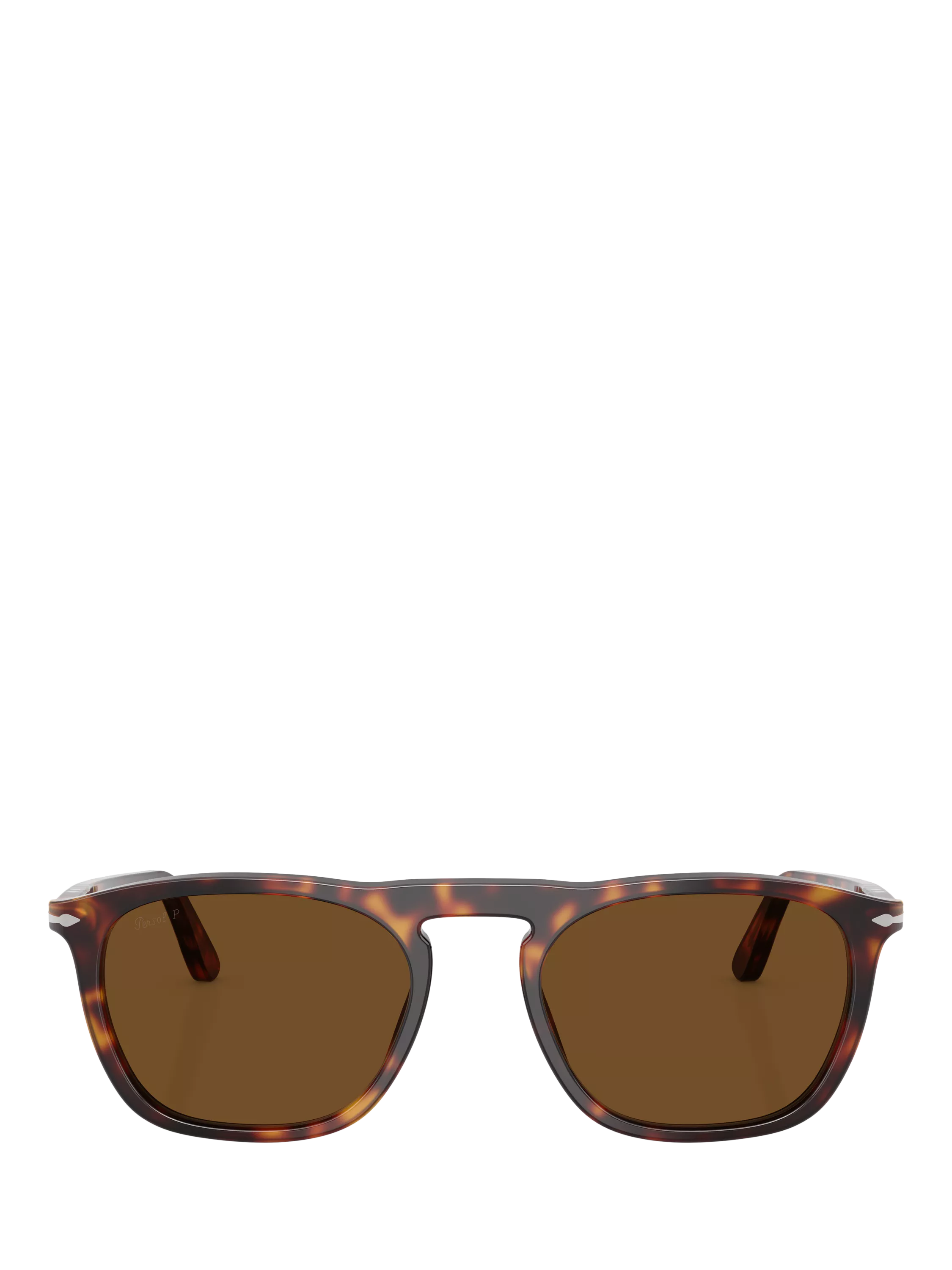 Persol men's D-frame sunglasses Havana brown 55mm lens, UK version