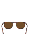 Persol men's D-frame sunglasses Havana brown 55mm lens, UK version