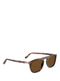Persol men's D-frame sunglasses Havana brown 55mm lens, UK version