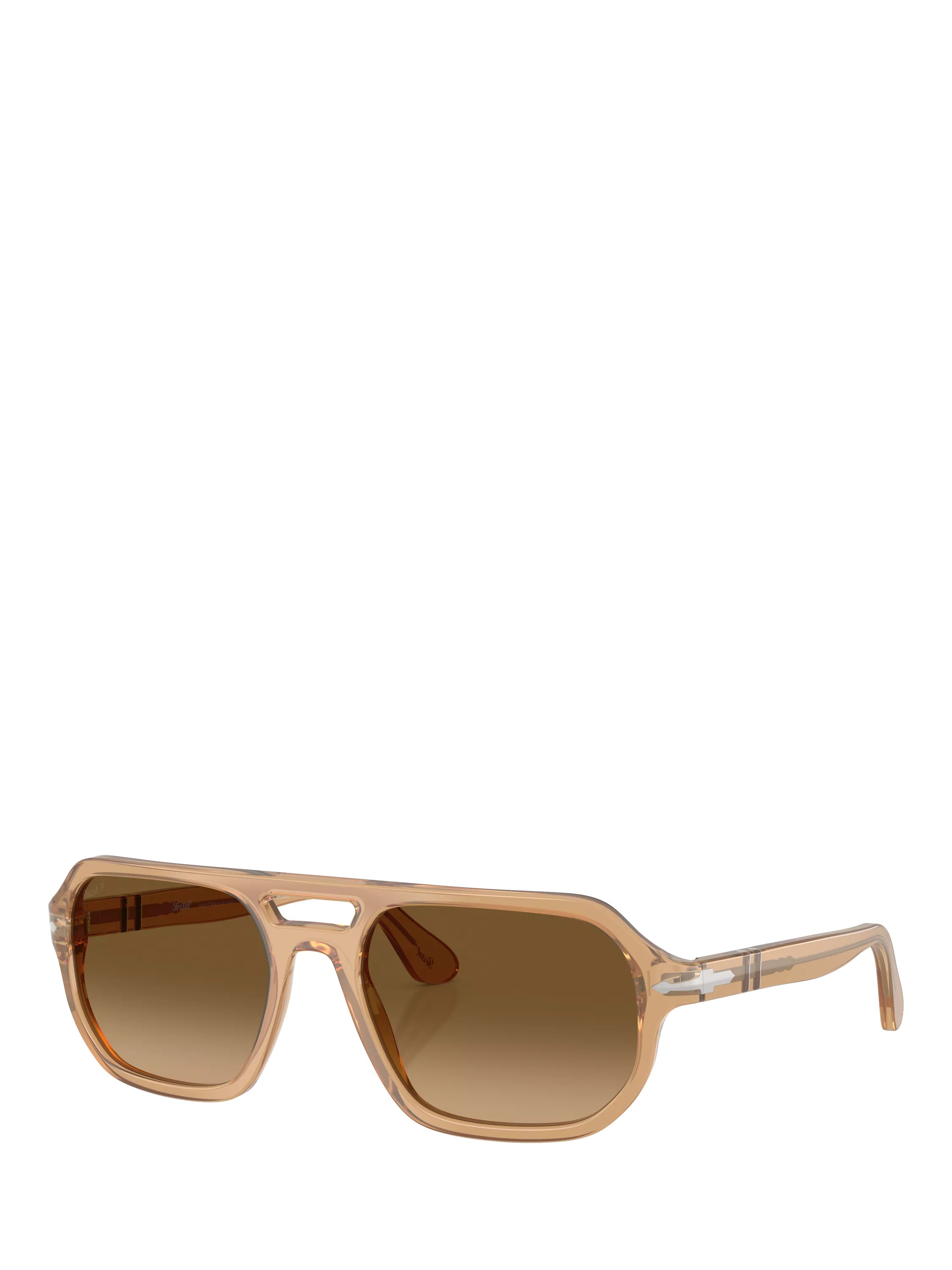 Persol PO3393S square sunglasses in brown acetate, UK version