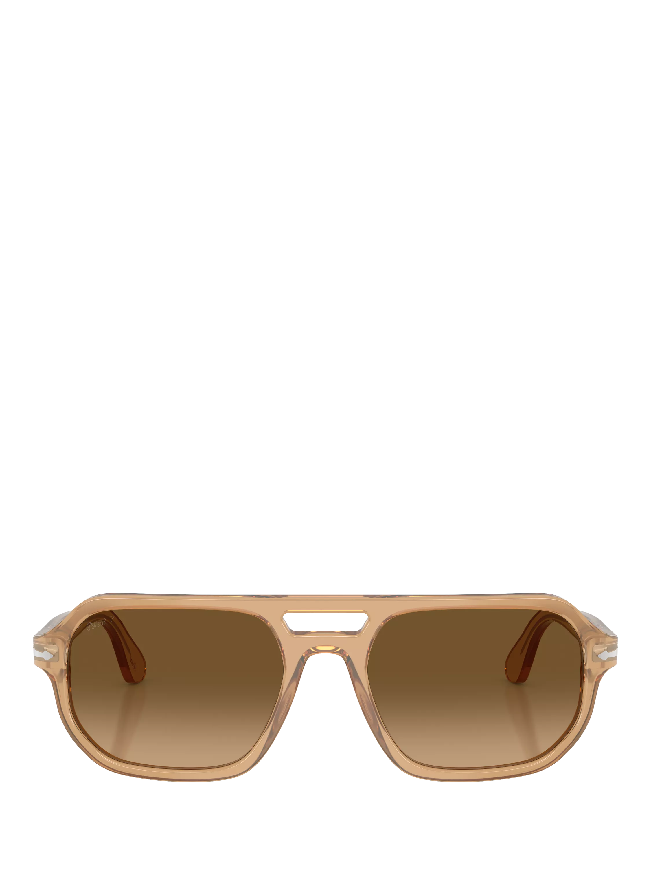 Persol PO3393S square sunglasses in brown acetate, UK version