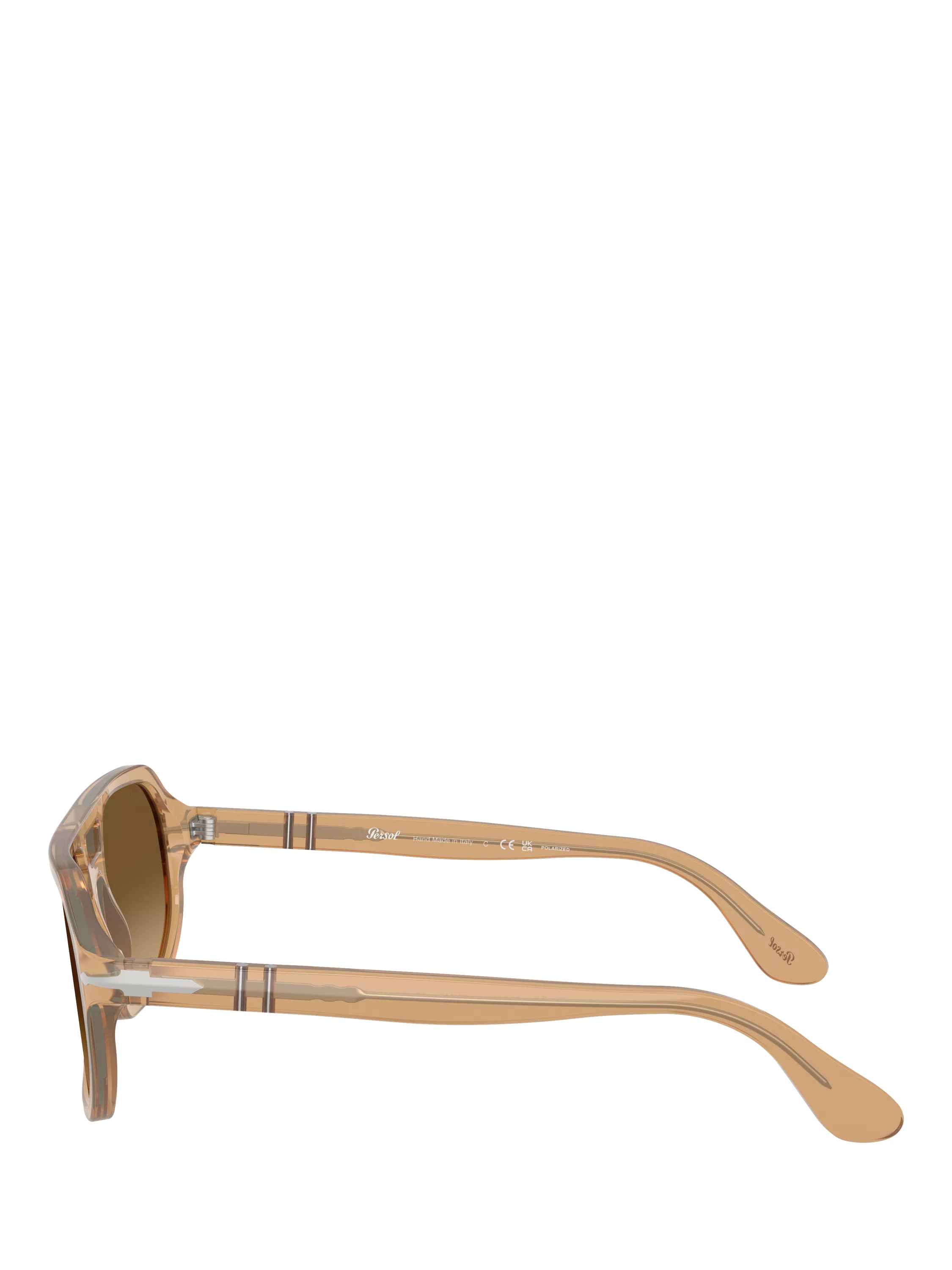 Persol PO3393S square sunglasses in brown acetate, UK version