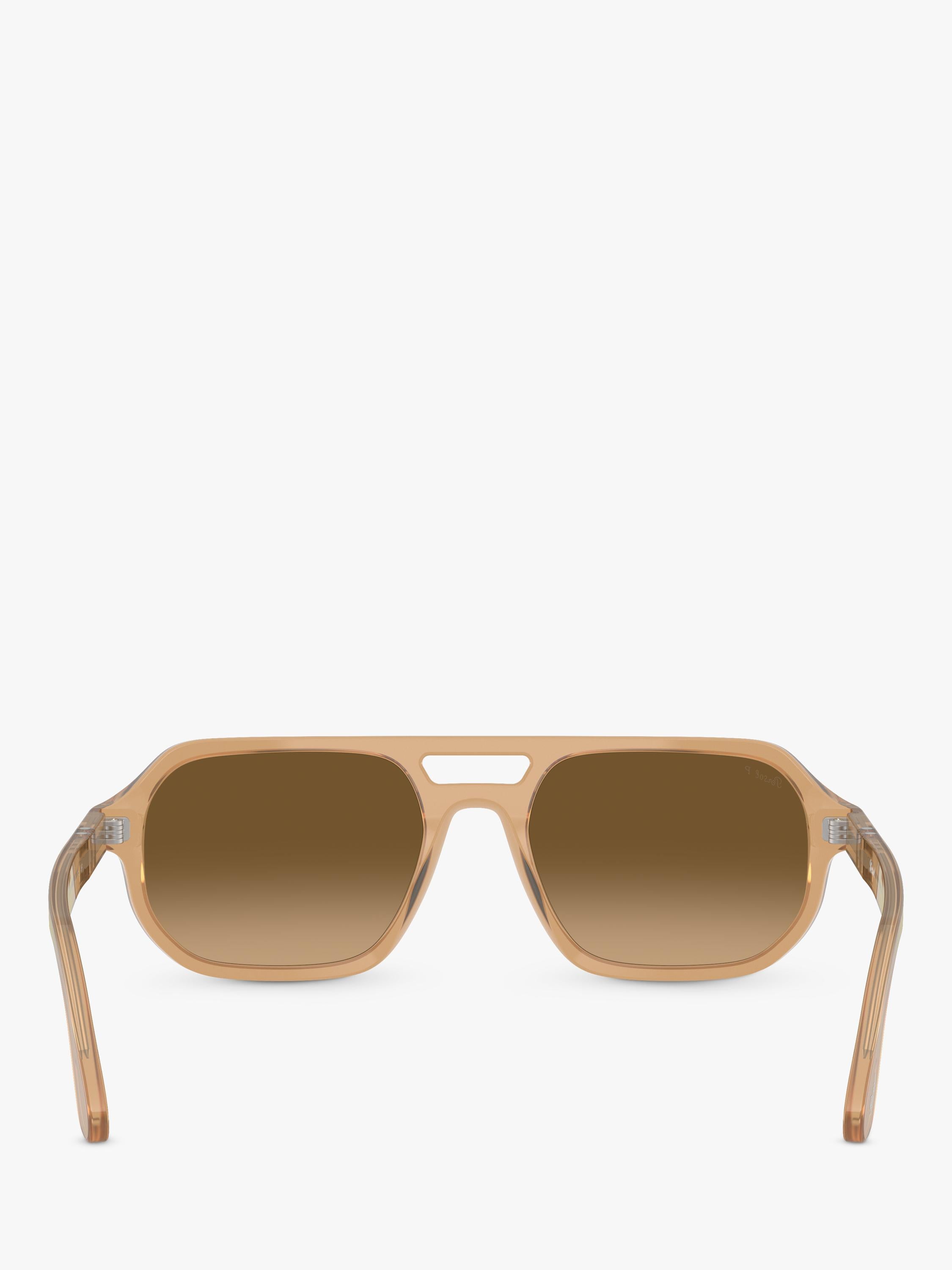 Persol PO3393S square sunglasses in brown acetate, UK version