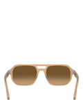 Persol PO3393S square sunglasses in brown acetate, UK version