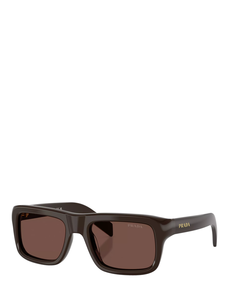 Prada PR D11S Unisex Rectangular Sunglasses 54mm