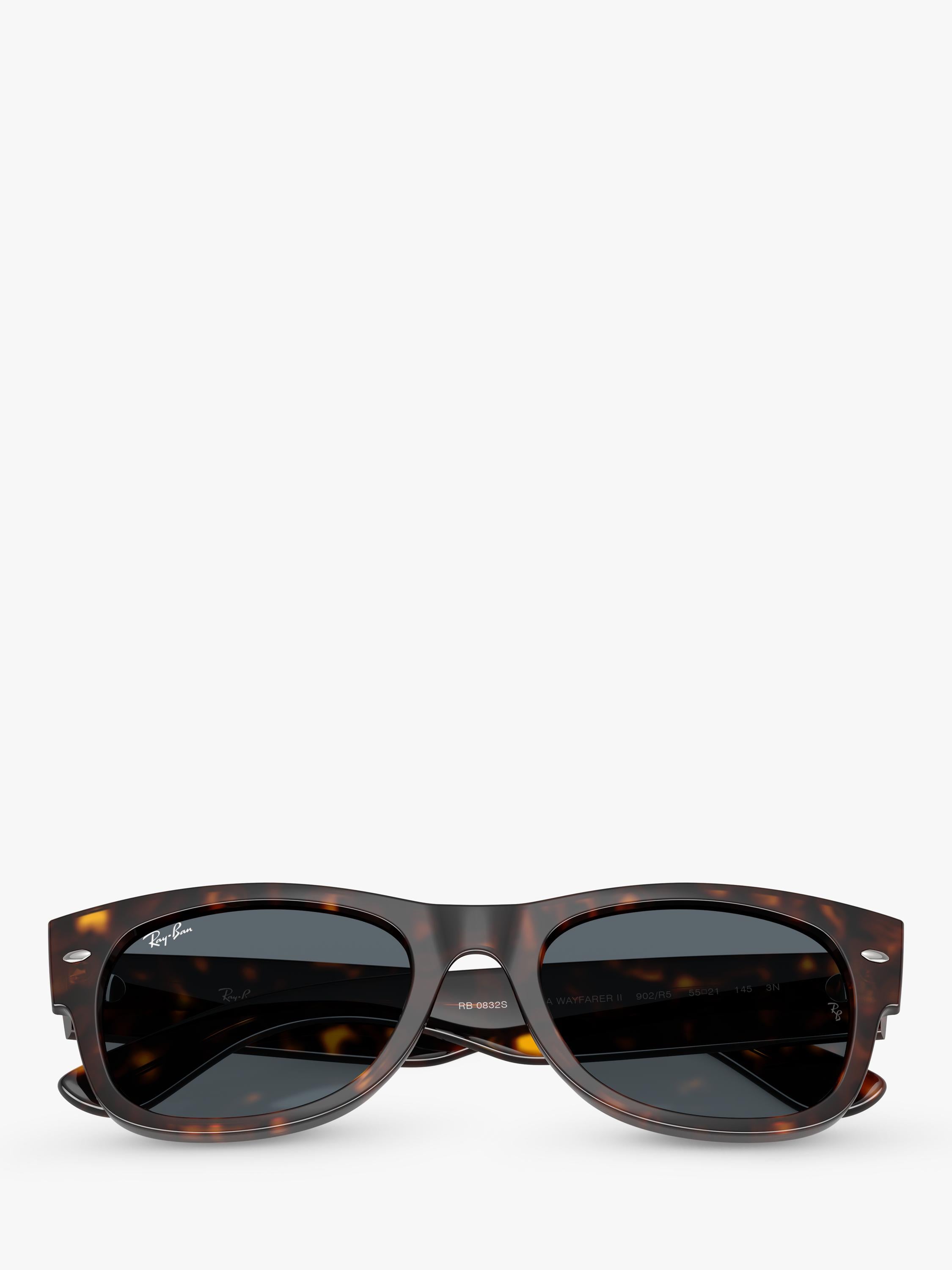 Ray-Ban D-frame sunglasses Havana blue (British brand)