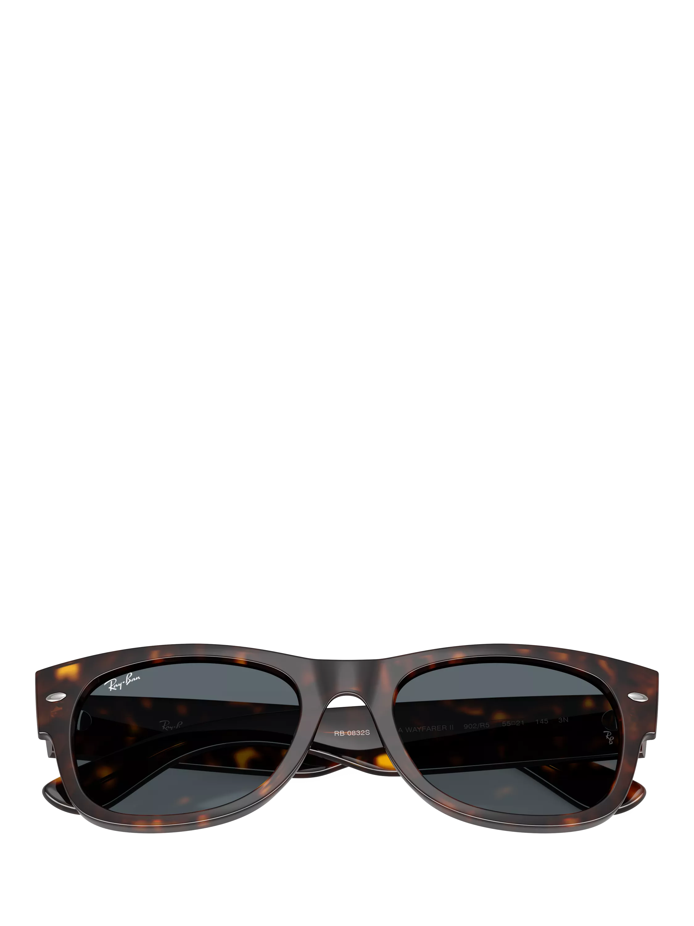 Ray-Ban D-frame sunglasses Havana blue (British brand)