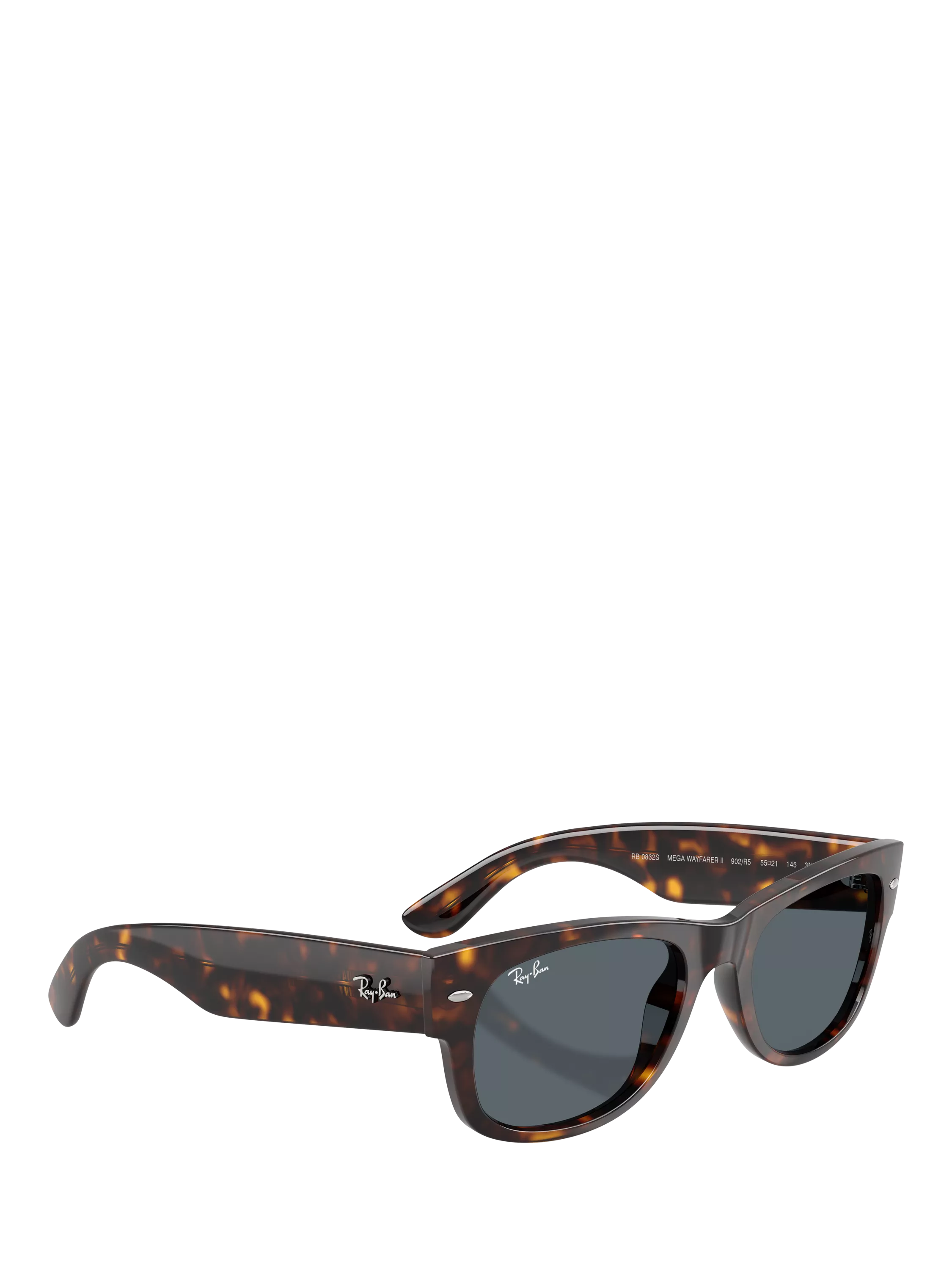 Ray-Ban D-frame sunglasses Havana blue (British brand)