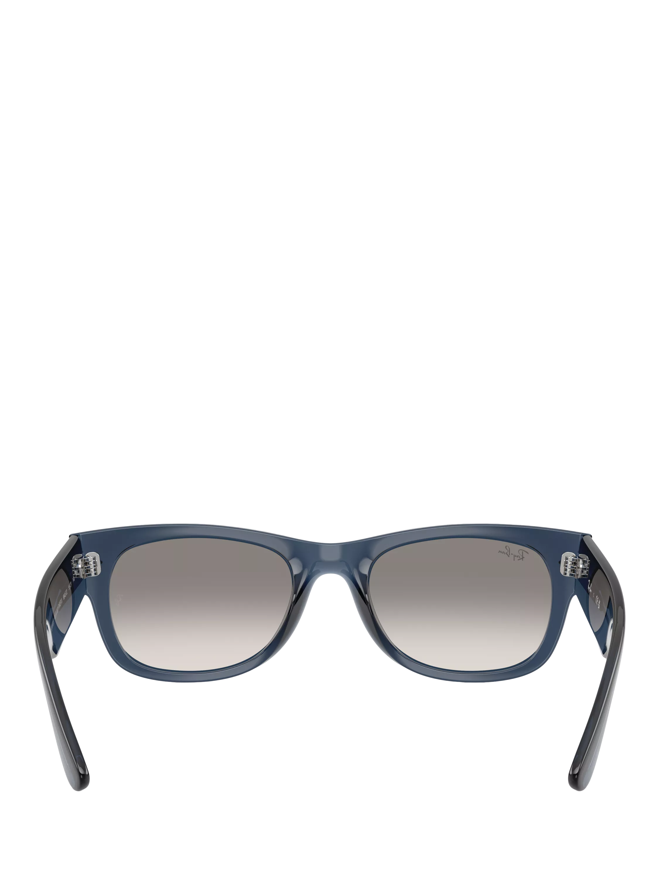 Ray-Ban D-Frame sunglasses transparent dark blue 55mm, imported from the UK