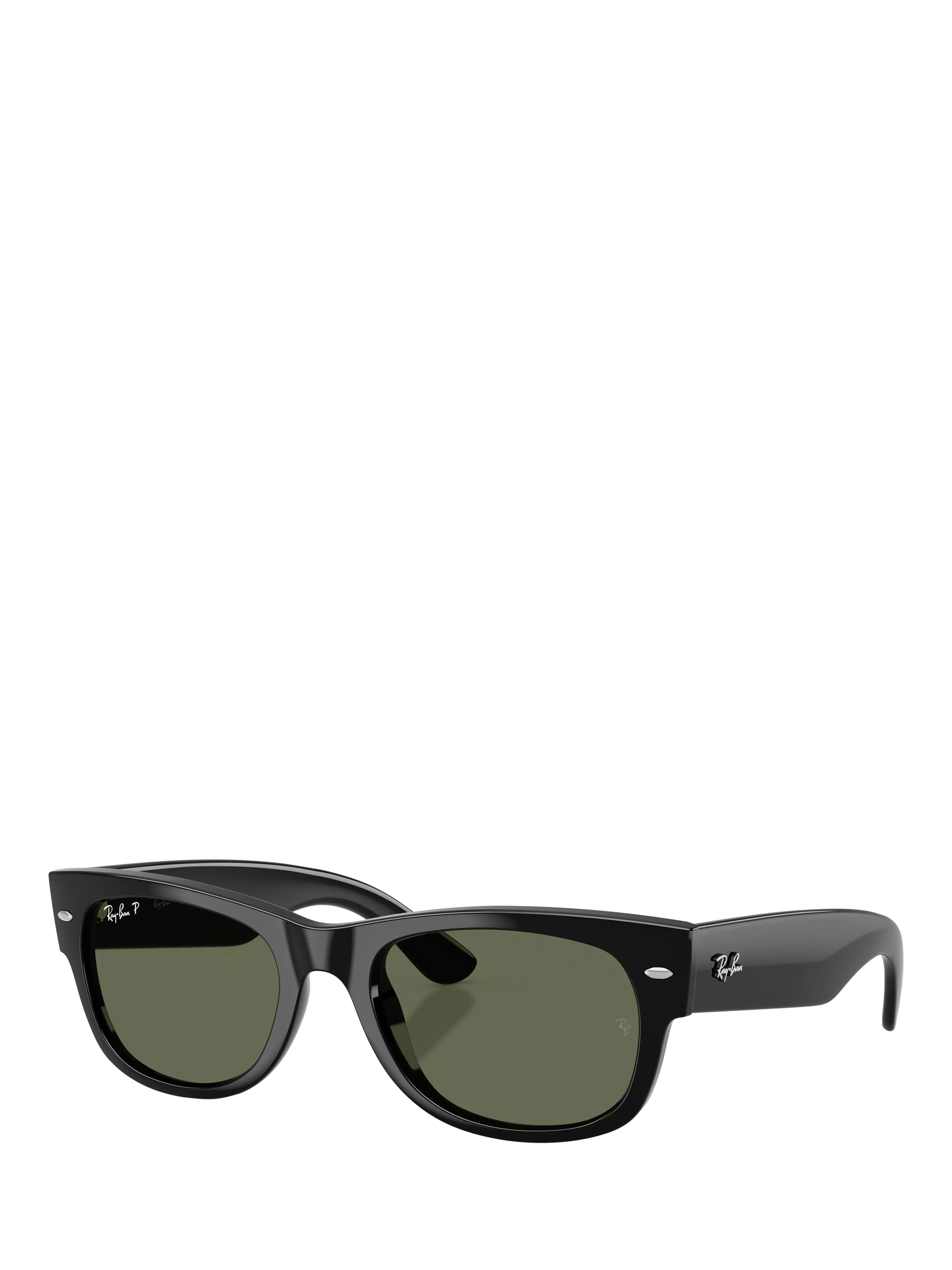 Ray-Ban RB0832S Unisex D-Frame Sunglasses, Black