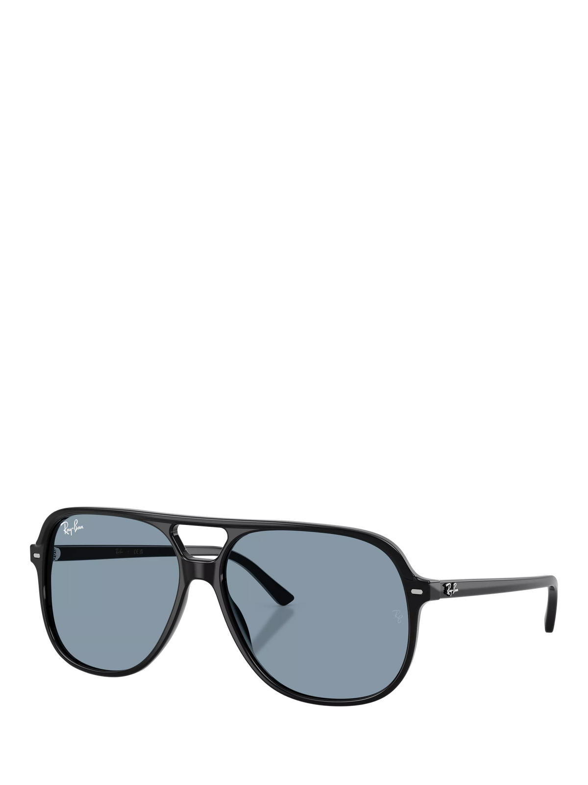 Ray-Ban RB2198 round sunglasses with black acetate frame, UK version