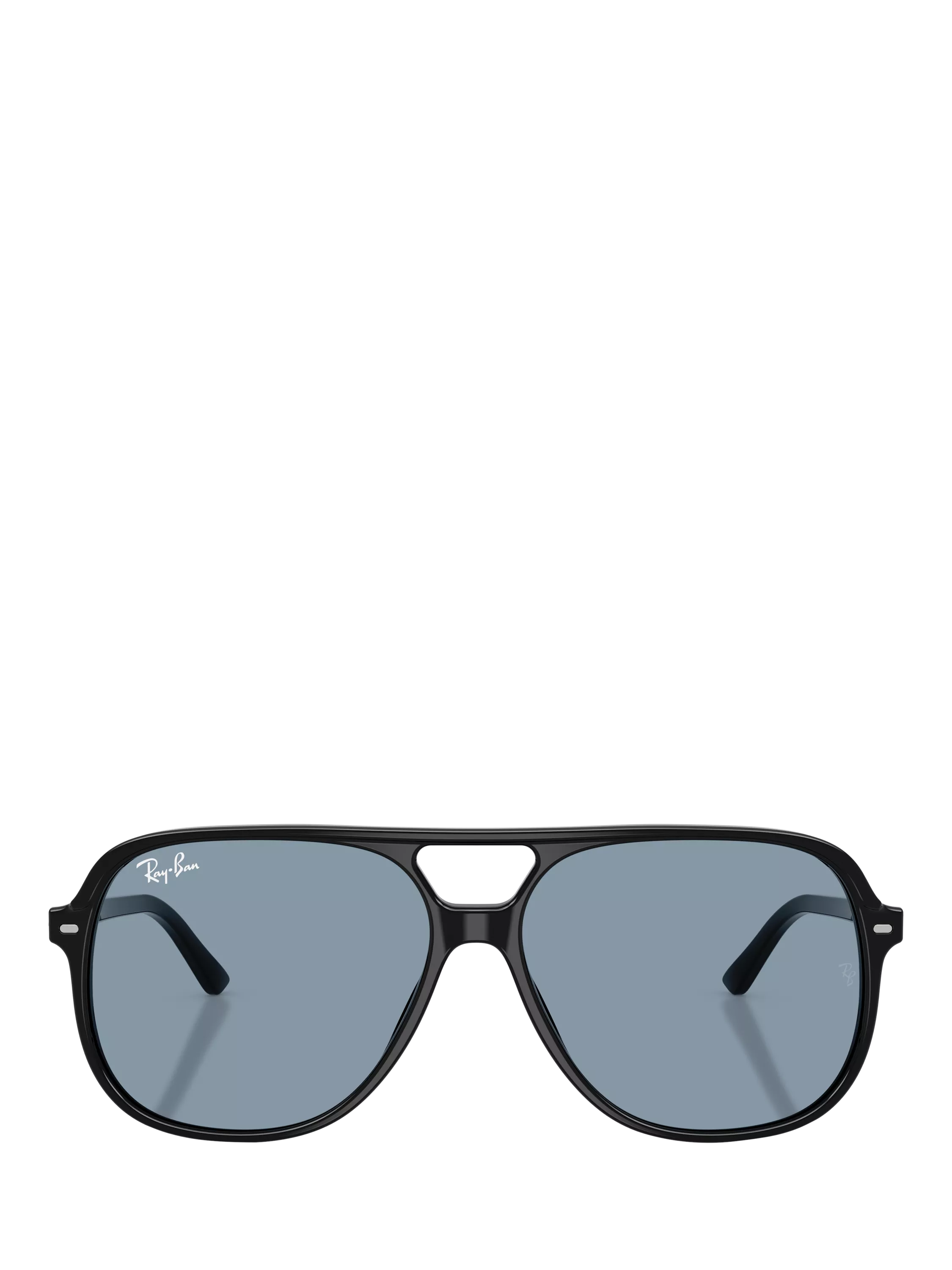 Ray-Ban RB2198 round sunglasses with black acetate frame, UK version