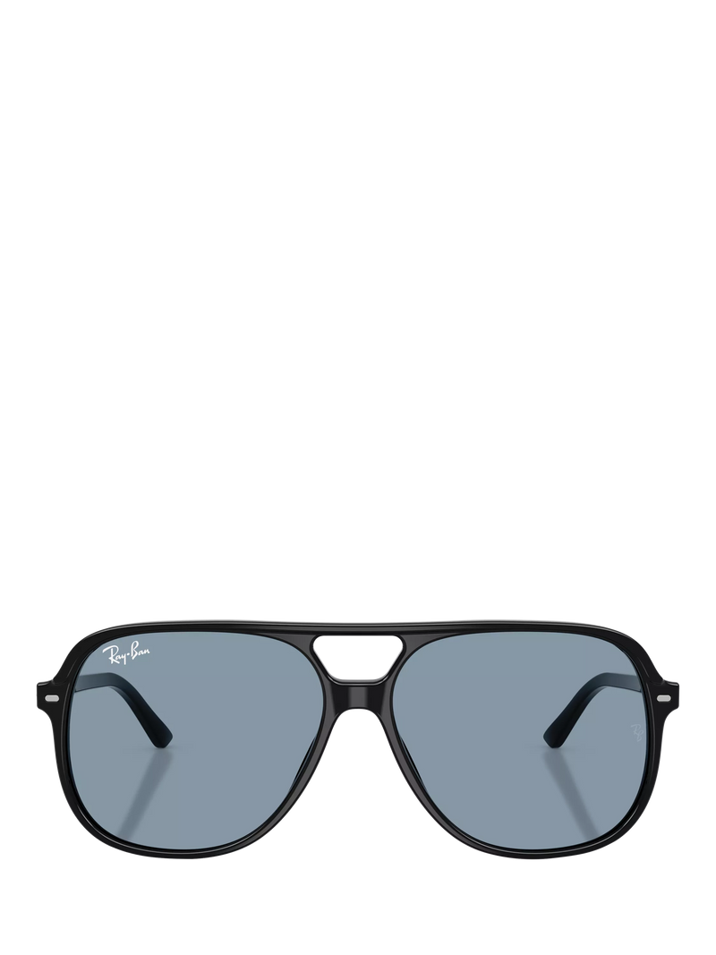 Ray-Ban RB2198 round sunglasses with black acetate frame, UK version