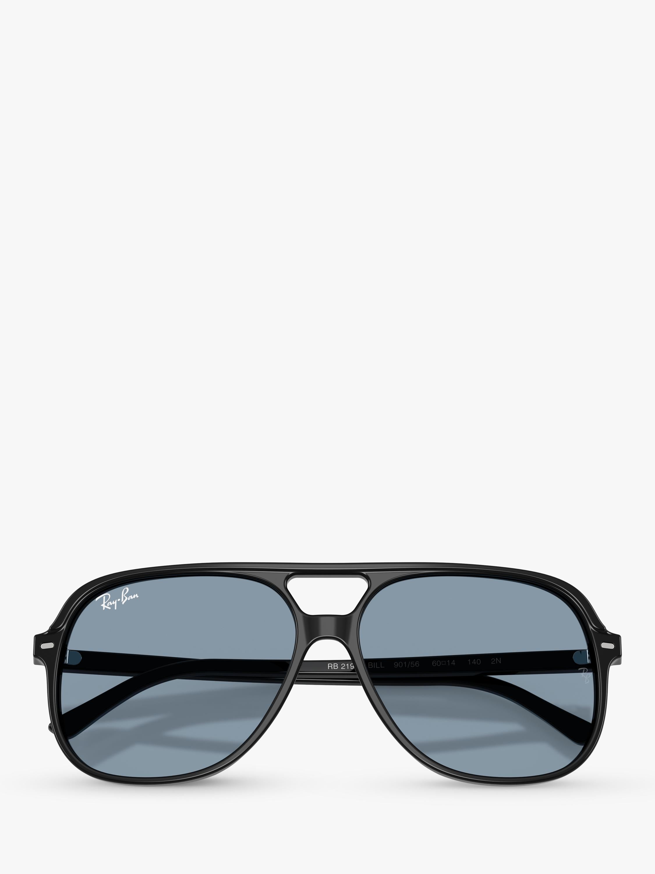 Ray-Ban RB2198 round sunglasses with black acetate frame, UK version