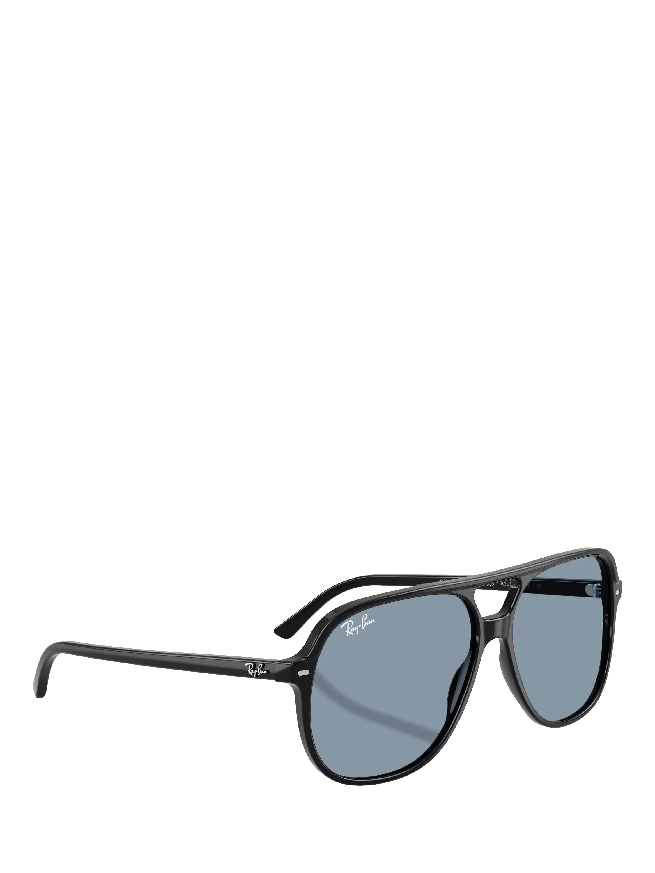 Ray-Ban RB2198 round sunglasses with black acetate frame, UK version