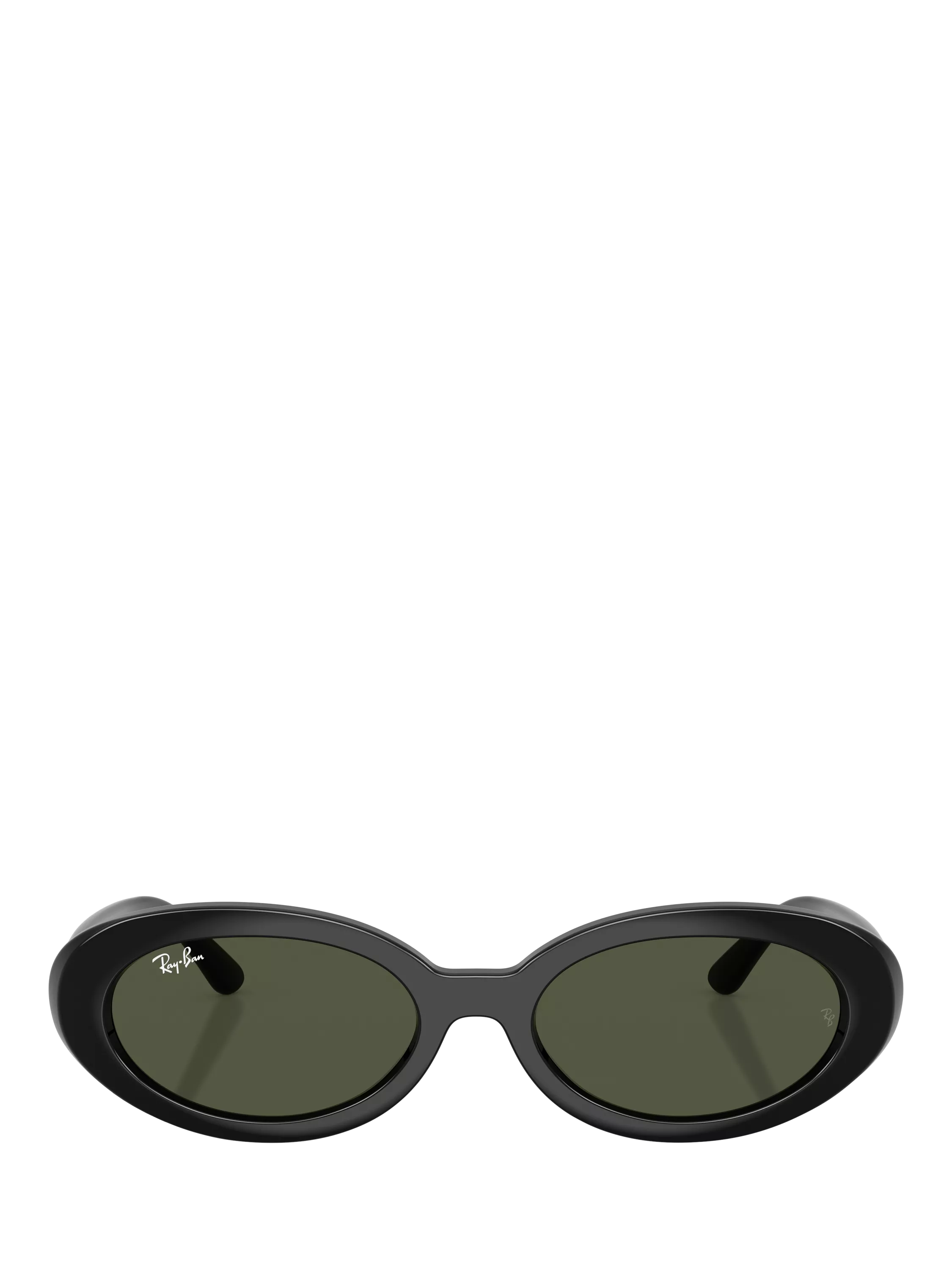 Ray-Ban RB2223 oval sunglasses black frame grey glass lenses (British brand)